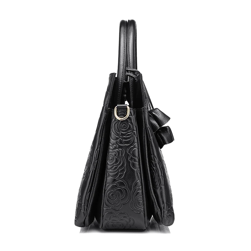 Женская сумка из натуральной кожи с короткими ручками REALER|genuine leather bag|bag ladiestote bag |
