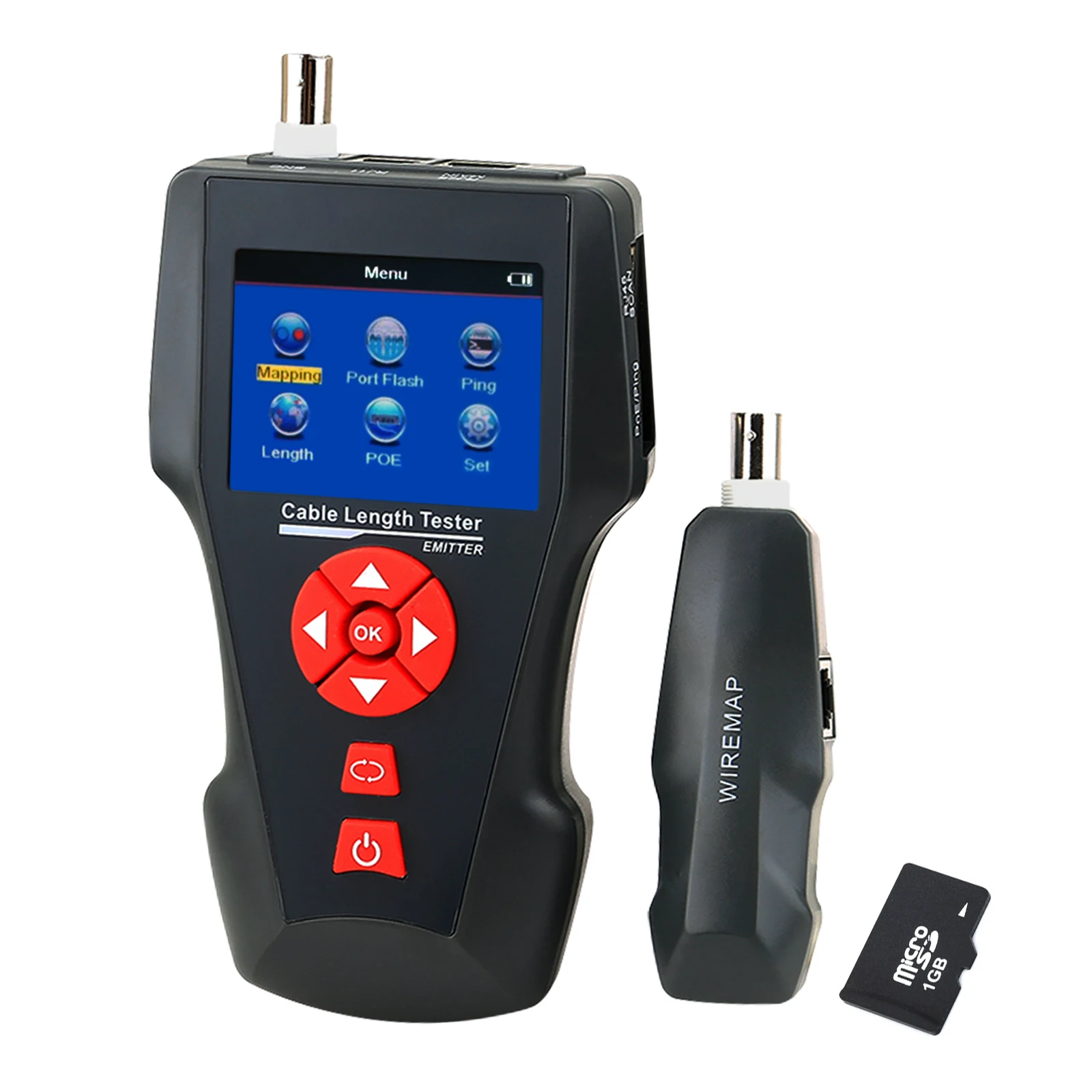 Buy Handheld Network Cable Tester Digital Length Tester RJ45 RJ11 BNC Coax