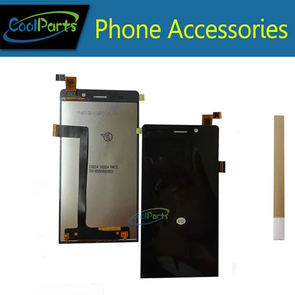 

1PC/Lot High Quality For Highscreen Thor LCD Display And Touch Screen Digitizer Assembly Replacement Part Black Color With Tape