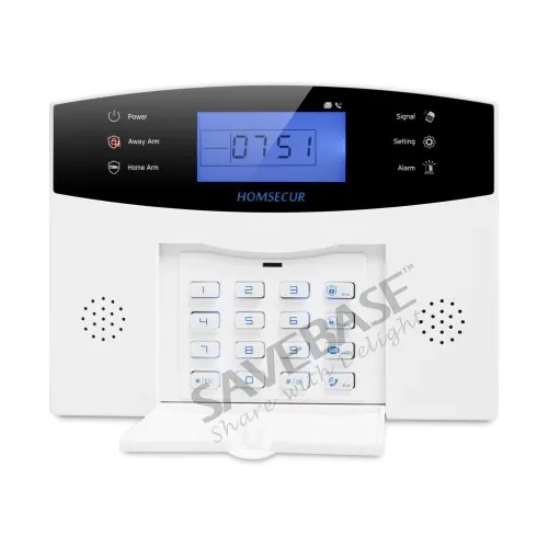HOMSECUR беспроводный и проводной ЖК дисплей GSM SMS автодозвон охранной сигнализации
