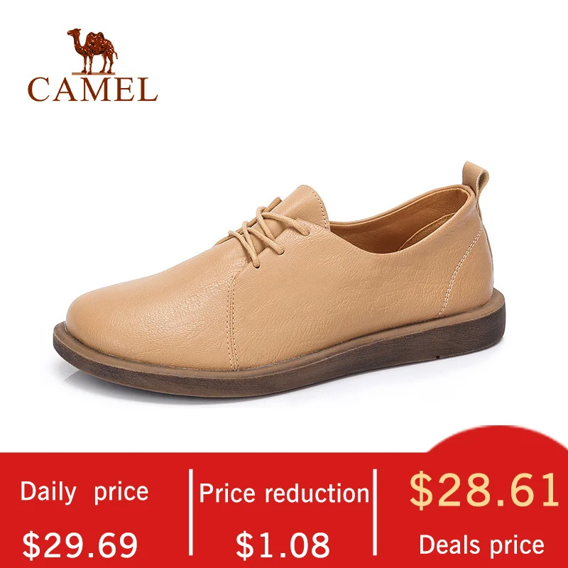 CAMEL Women Retro Casual Single Shoes Woman 2019 New Soft CAMEL Women Retro Casual Single Shoes Woman 2019 New Soft
