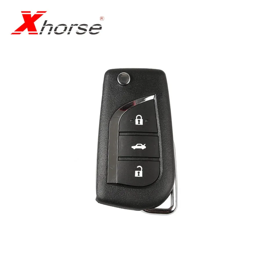 Xhorse VVDI2 для Toyota Тип беспроводной универсальный дистанционный ключ 3 кнопки XN008 дистанционный ключ 1 шт