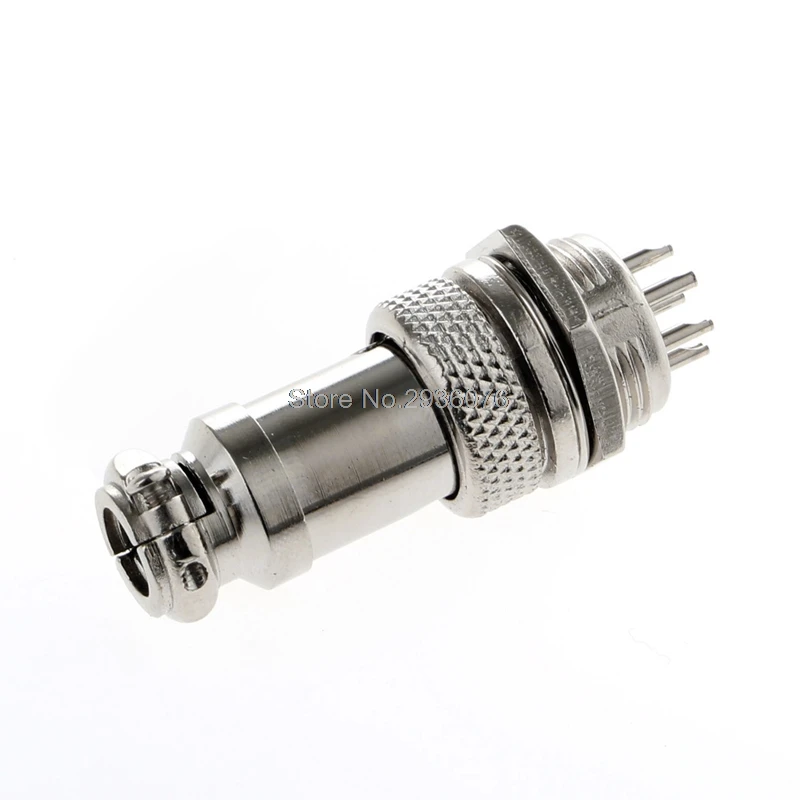 

5Pcs GX16-8 Pin Screw Type Electrical Aviation Plug Socket Connector