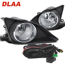 Для Toyota Corolla E150 2007-2010 Комплект противотуманных фар с проводами и кнопкой DLAA TY277E1