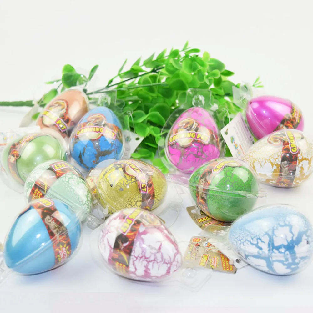 

Novelty Toys Children Toys Cute Magic Hatching Growing Dinosaur Eggs For Kids Educational Toys Gifts RANDOM