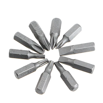 

10Pcs/set Precision Tool 1/4" Hex Shank Screwdriver Bit MAR11_0