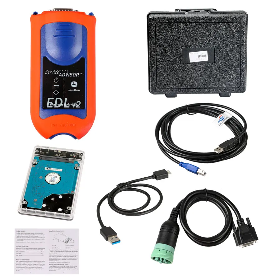 

Service Advisor Edl v2 for john Deer diagnostic tool Electronic Data Link scanner jd Agricultural construction diagnosis kit