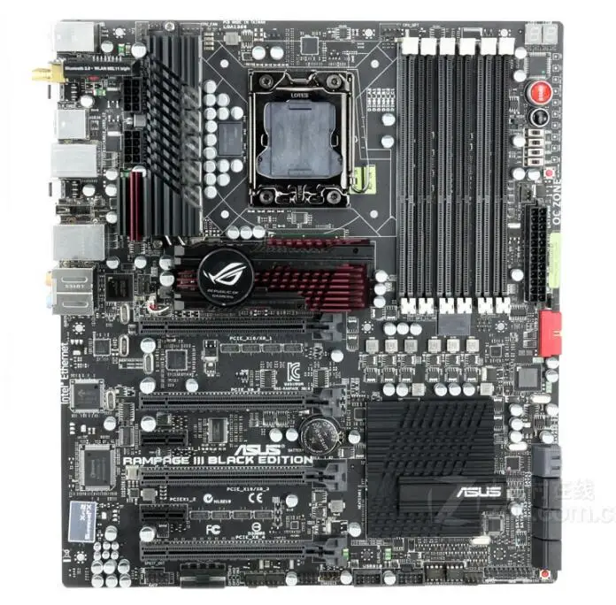

LGA1366 For ASUS Rampage III Black Edition Original Used Desktop X58 Motherboard DDR3