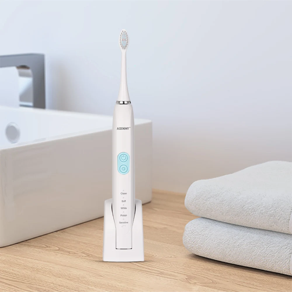 5 Cleaning Mode Ultrasonic Electric Toothbrush Rechargeable Sonic Teeth Tooth Brush 2pc Heads 2 Minutes Timer Oral Deep Cleaning 5 Cleaning Mode Ultrasonic Electric Toothbrush Rechargeable Sonic Teeth Tooth Brush 2pc Heads 2 Minutes Timer Oral Deep Cleaning