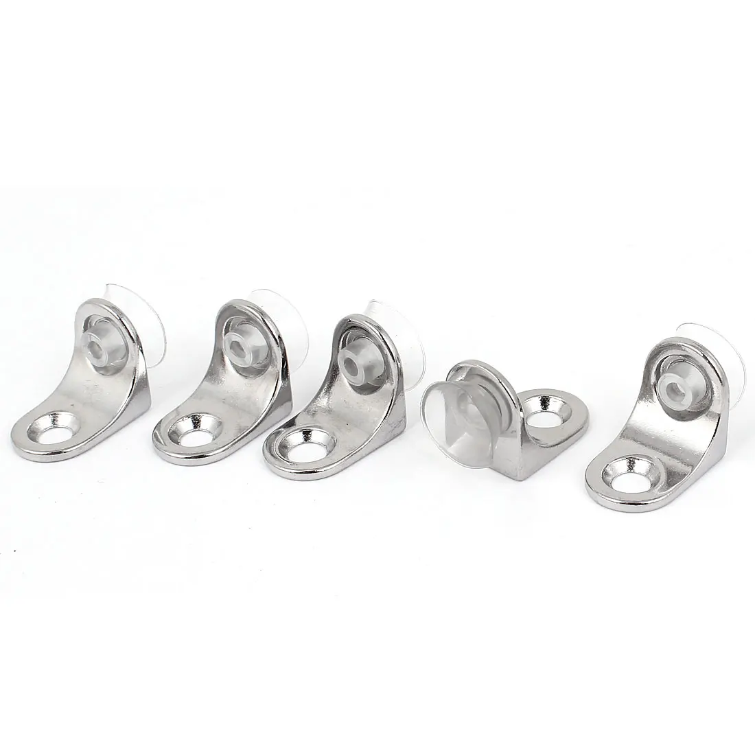 

5Pcs Right Angle 90 Degree Glass Shelf Suction Cup Fixing Support Clip Bracket