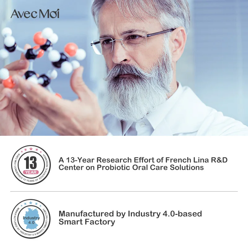 Murah Avec Moi Strawberry Anak anak Pasta Gigi, 2 Buah Combo, Probiotik Anti Karies rasa Yang Lezat dengan Aman Bahan Lembut Memutihkan
