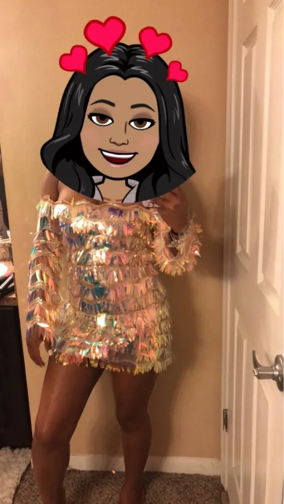 'Start The Show' Festival Sequin Dress photo review
