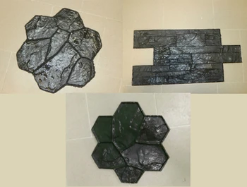 

NEW Polyurethane STAMPS model 2019 for Concrete Cement, Polyurethane molds , rubber molds Decorative Texture wall and floor