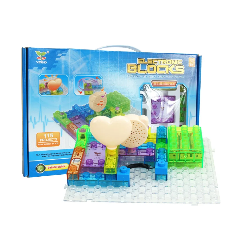 

Electronic constructor building block designer kits for kids,discover electronic science project circuit kit education Legoblock