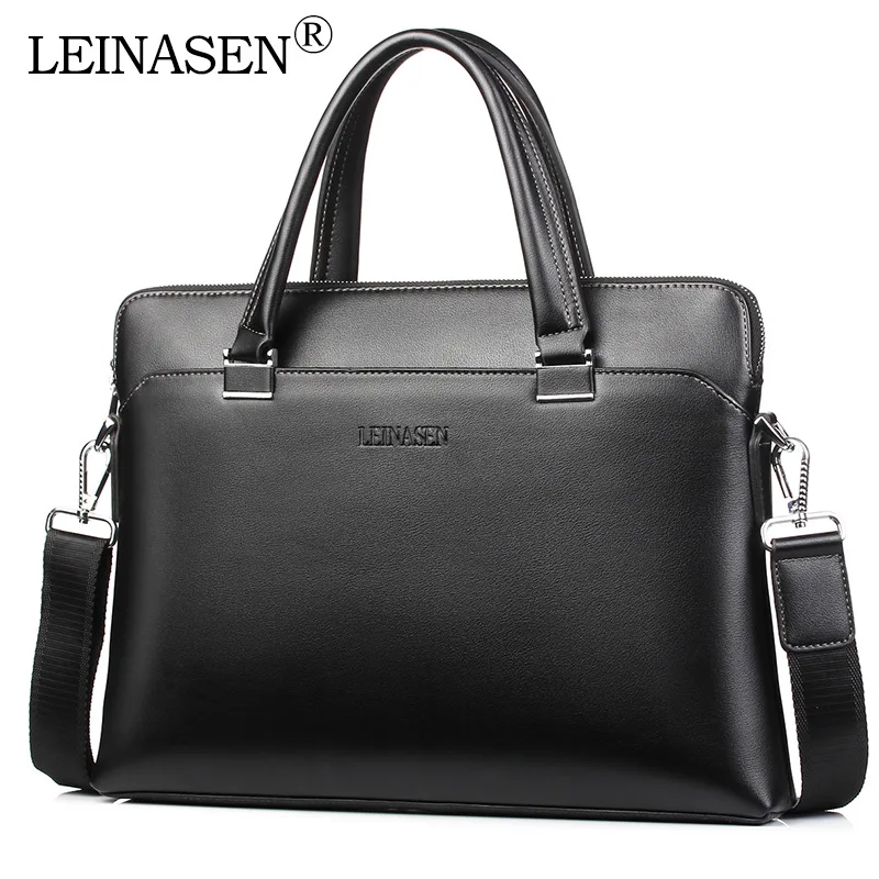 2017 Men Casual Briefcase Business Shoulder pu Leather Bag Men Messenger Bags Computer Laptop Handbag Bag Men's Travel Bags 2016 men casual briefcase business shoulder bag computer laptop handbag bag leather messenger bag luxury brand men s travel bags