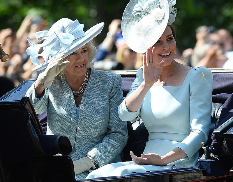 Новое платье принцессы Kate Middleton модные однотонные плиссированные платья с