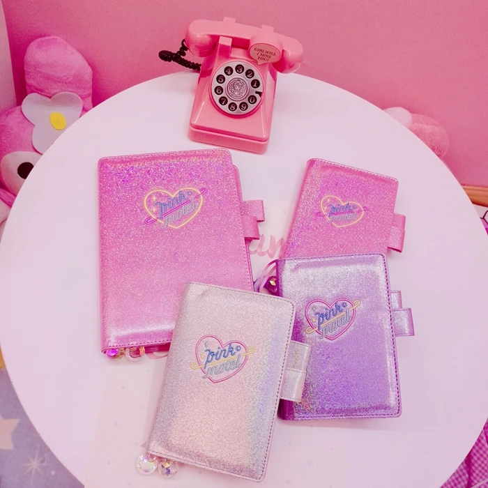 

Pink Diamond Princess Diary A5 A6 Undated Plan Journal 207P Hobonichi Fashion Notebook Gift