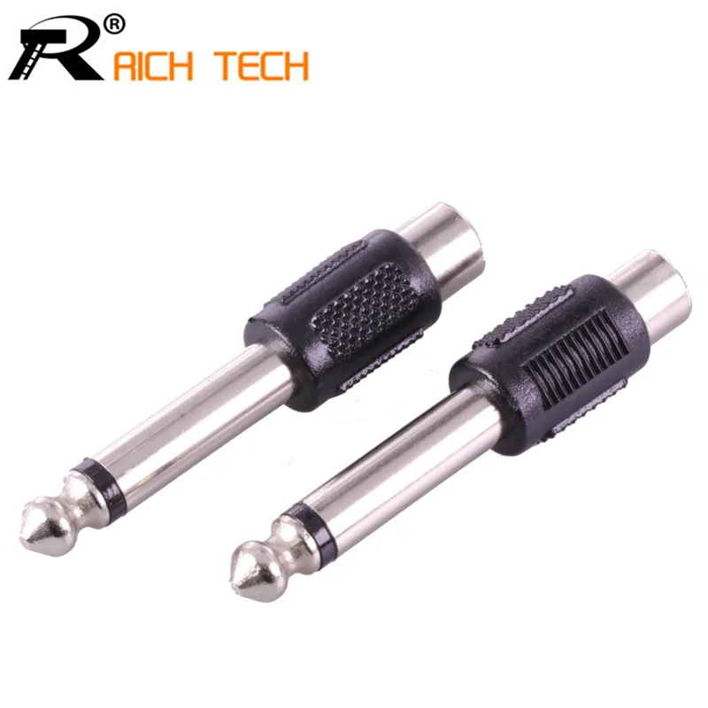 3 шт. разъёмы адаптеры 6 35 мм мм|plug connector|plug adapter connectorplug 6.35mm |