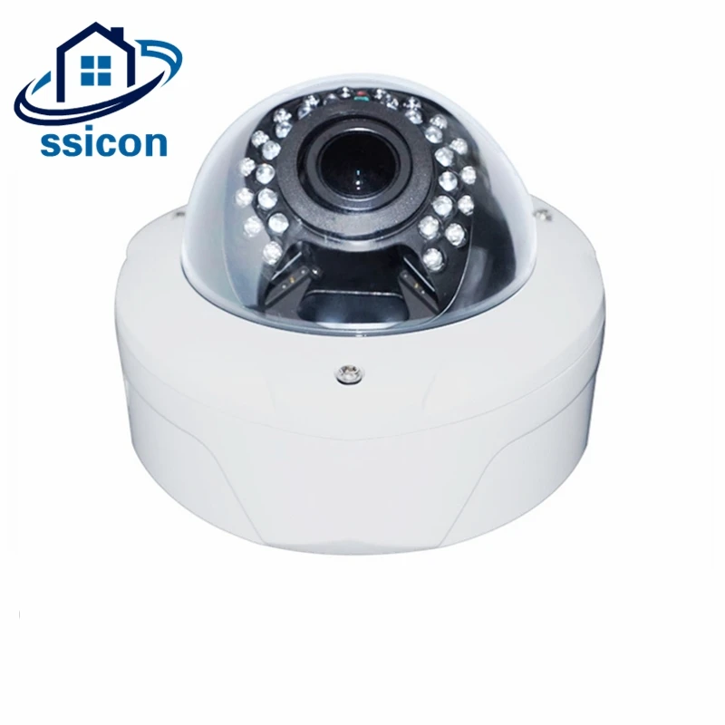 

SSICON 2.0MP ONVIF Security IP Camera 30Pcs Leds IR Distance 30M Dome Home Security 48V POE Panoramic IP Camera