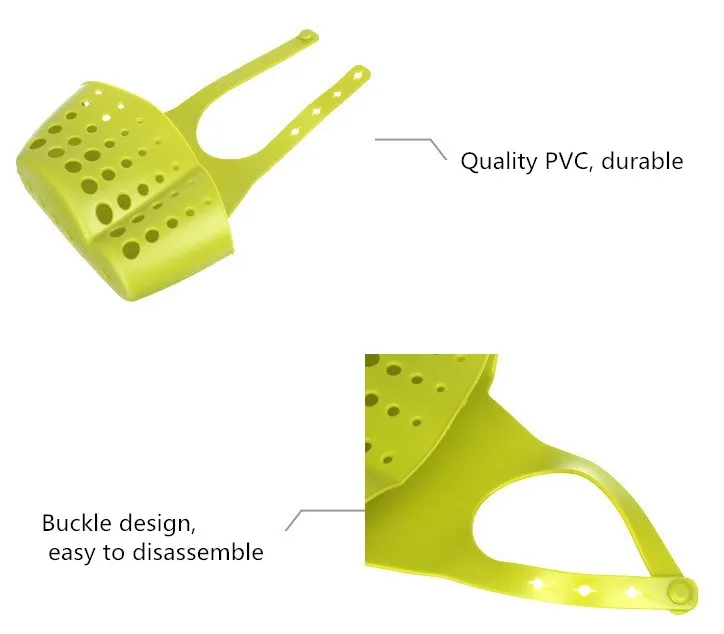 Домашний портативный домашний кухонный подвесной сливной мешок корзина для ванной для хранения инструментов держатель для раковины Escorredor Louca держатель для мыла Ванная комната H97
