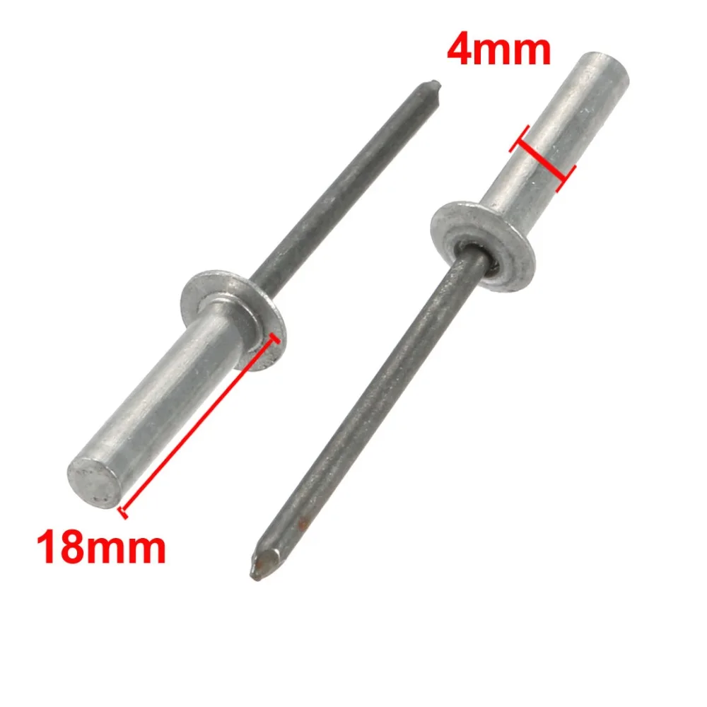 4.8 x 16 100 4.8mm x 16mm Pop blind rivets aluminium//steel shaft
