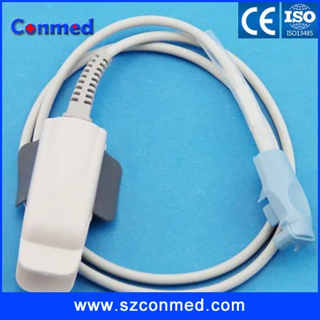 

Compatible New Datex ohmeda Tuffsat 3775 spo2 probe , OXY-W-UN Adult Finger Clip Spo2 sensor , 8pin 1m