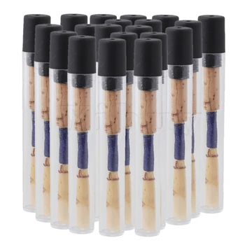 

Yibuy 20pcs 72mm Length Oboe Reeds Medium 2.5 Strength with Protecting Holder