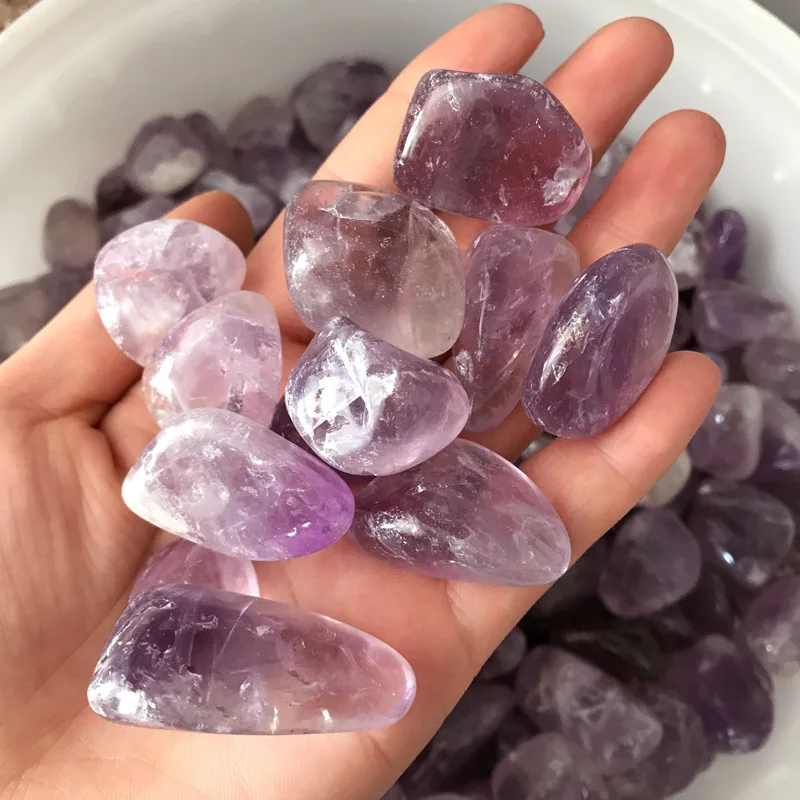 

50g BIG Natural Amethyst Stone Amethystine Gravel Rock Crystal Quartz Raw Gemstone Mineral Specimen Fish Tank Garden Decoration