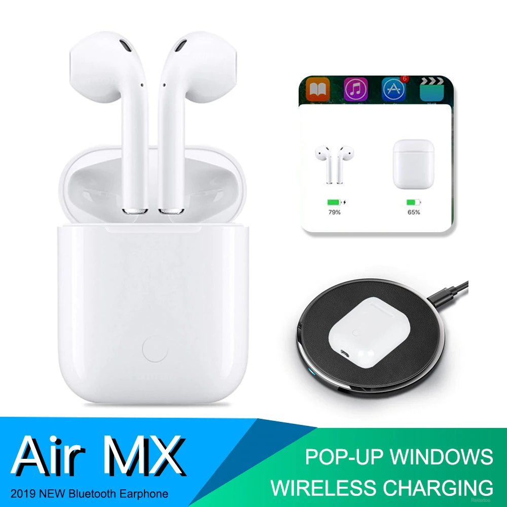 

Air MX Bluetooth ear Earbuds XY Wireless w1 chip LK TE9 LK-TE9 Earphone 1:1 size KO i10 i11 i10tws i13 i14 i15 i16 i30 tws