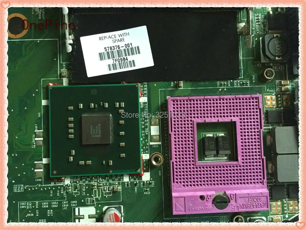 578376-001 para hp Pavilion Notebook Laptop Motherboard Ddr3 Dv6t-1300 Gm45 Dv6-1351nr pc - Imagem 2