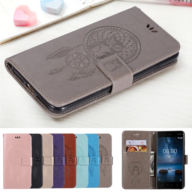Cheap For Coque Nokia 2 3 5 6 7 8 Leather Wallet Phone Case Nokia 2.1 3.1 5.1 6.1 Luxury Flip Wallet Case For Nokia 7 Plus X6 2018 