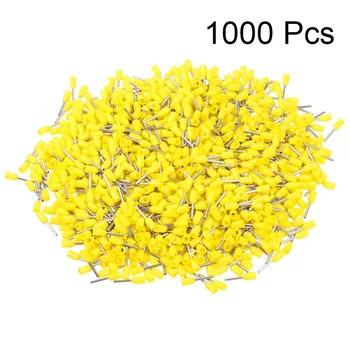 

Uxcell 1000Pcs AWG 16/18/22 Insulated Cord Pin End Wire Connector Electrical Crimp Terminal VE0508/VE0510/VE1008/VE1010/VE1510