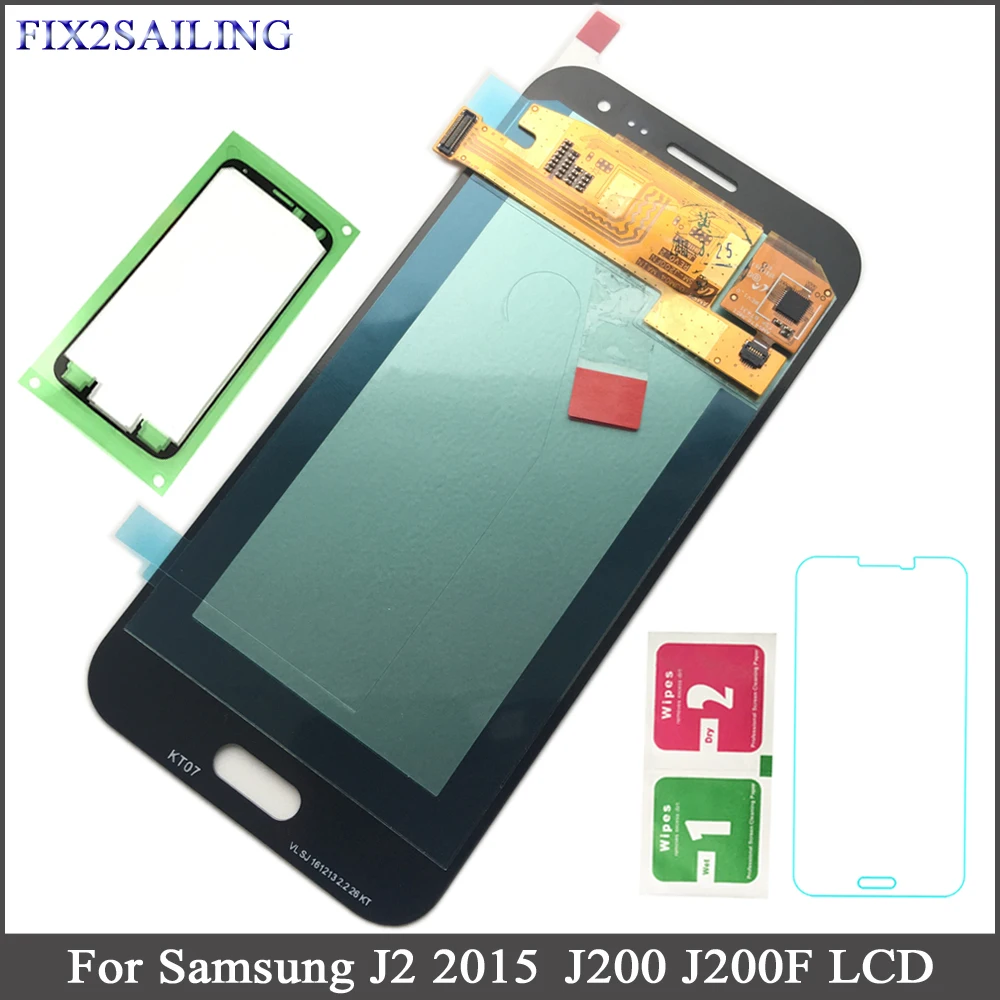 

FIX2SAILING Super AMOLED LCD For Samsung Galaxy J2 2015 J200 J200F J200H J200Y LCD Display Touch Screen Digitizer Assembly