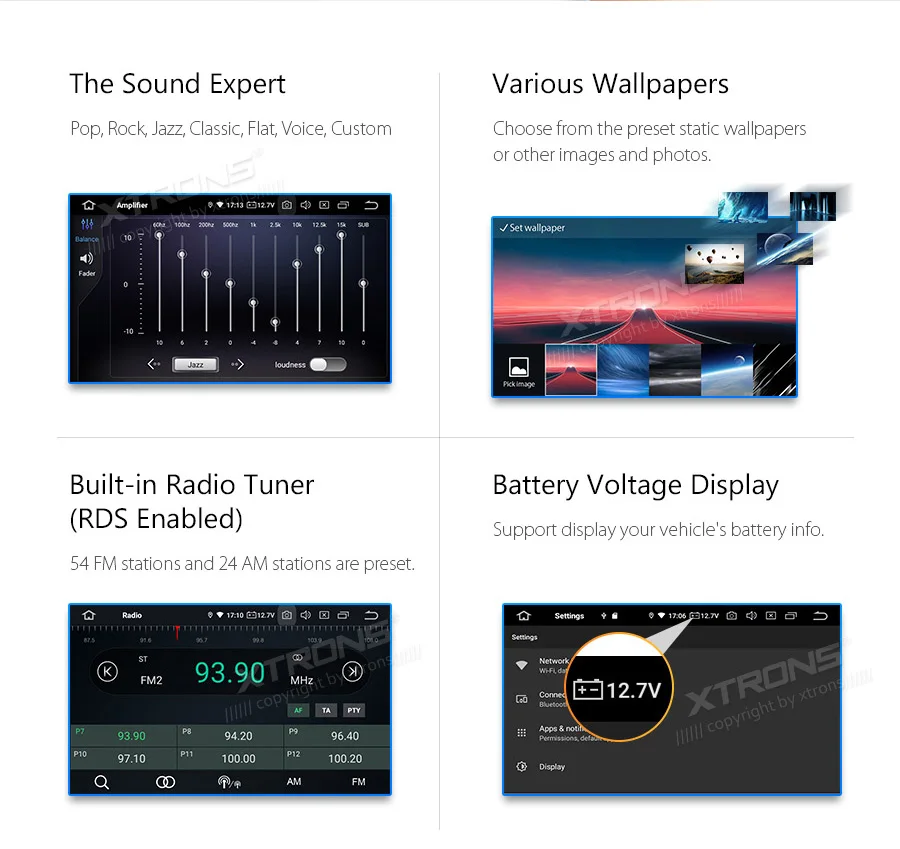 Excellent XTRONS Android 9.0 Car Stereo DVD Multimedia Player for Audi A4 S4 RS4 2002-2007 2008 SEAT Exeo GPS Navigation Plug Play Design 20