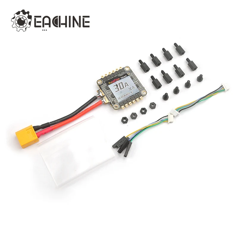 

Racerstar Shot30A ESC 30A 30amp 3-6S 4 in 1 BLHeli_S BB2 Dshot600 Integrated Current Voltage Sensor for RC Racing Drone Dron