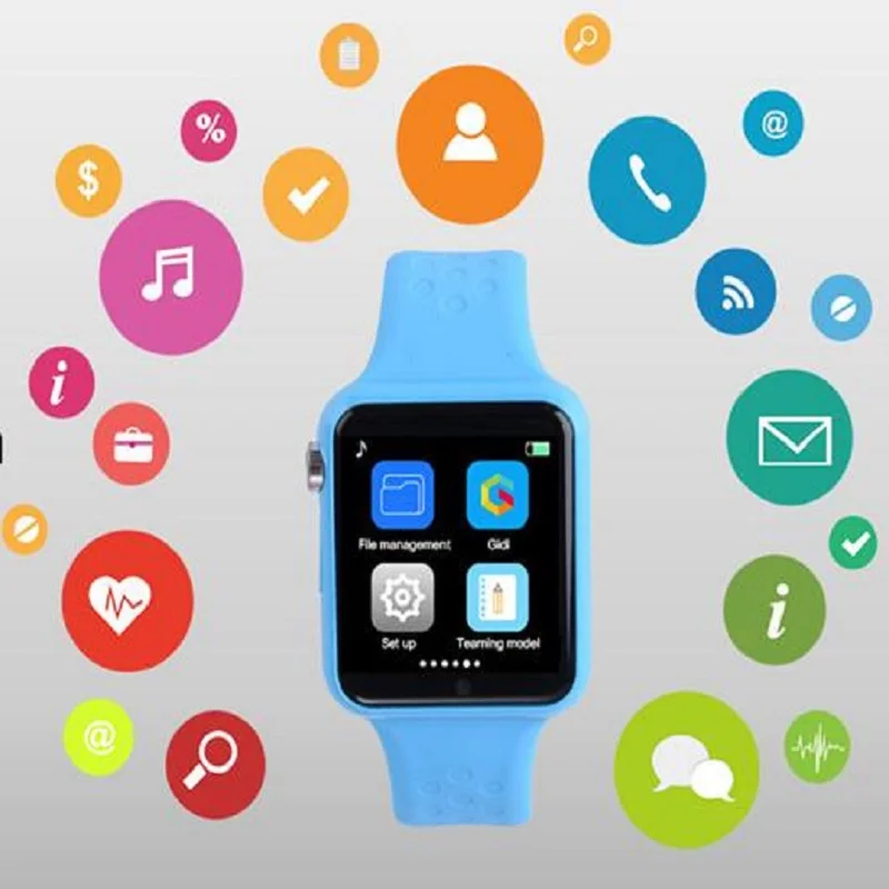 

Kids Smart Watch with 2G SIM Card GPS Positioning Boy and Girl Touch Screen Monitor Student Gifts Cute Smart Phone Watch