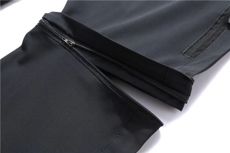 WindTaste 6XL Men's Summer Outdoor Camping Pants Removable Shorts Hiking Trekking Fishing Elastic Sports Trousers For Male KA002