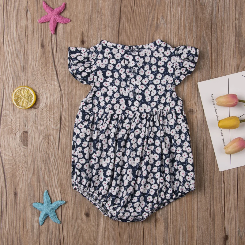 coloured baby bodysuits Ma&Baby Flower Newborn Baby Girl Rompers Summer Baby Girls Clothing Ruffles Rompers Jumpsuit Playsuit Baby Bodysuits Fur