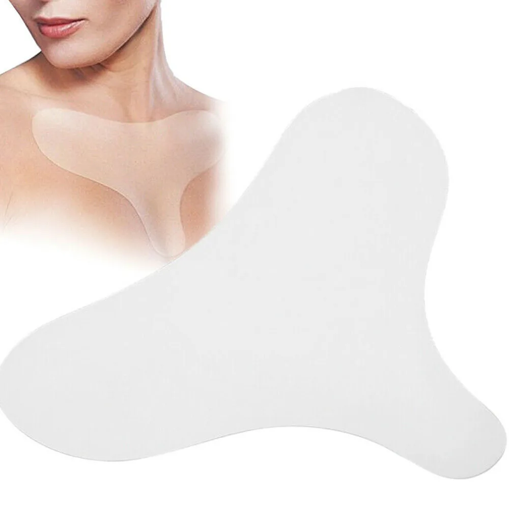 1x Breast Chest Anti Wrinkle Decollete Pad Cleavage Wrinkles Silicone Chest Pad