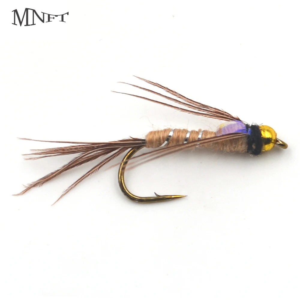 MNFT 10PCS Gold head flies Fly hooks fly fishing Outdoor Artificial Fly