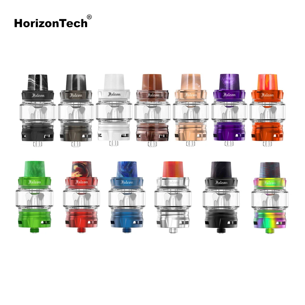 

Clearance Original HorizonTech Falcon Bulb Resin Tank Vape 7ml Electronic Cigarette Atomizer For 510 Box Mod Vaporizer