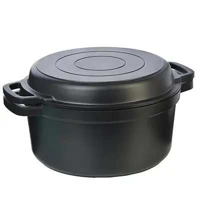  PAN CAST iron kitchen bar dining cookware Cutlery fryer cooker cooking frying stainless steel non-s - 1000004941159