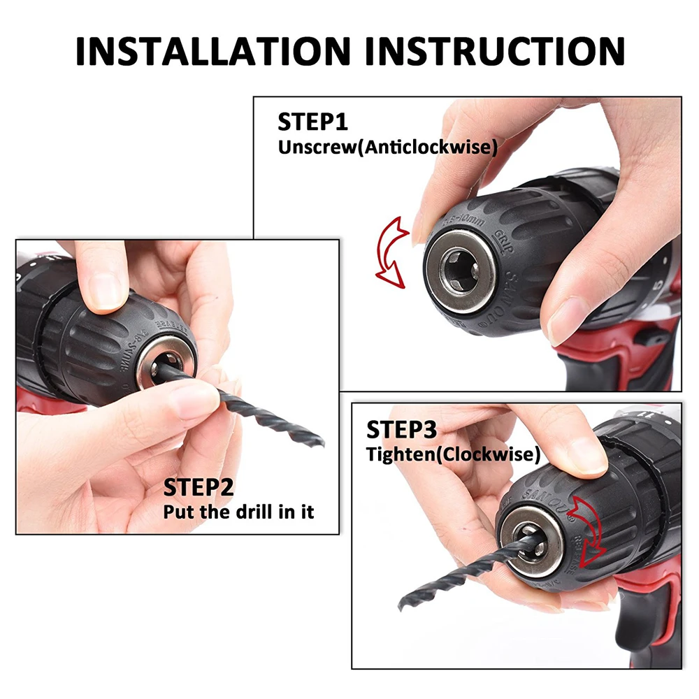 Rechargeable 8V Cordless Drill Electric Screwdriver WORKSITE Lithium Battery Variable Speed LED Light Lightweight Power Tools