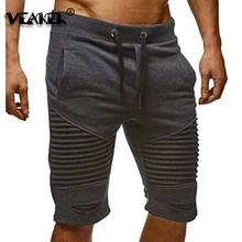 Для Мужчин's Рубашки домашние мужские летние модные хлопковые шорты эластичной однотонной Цвет хип-хоп тренировочные шорты S-2XL