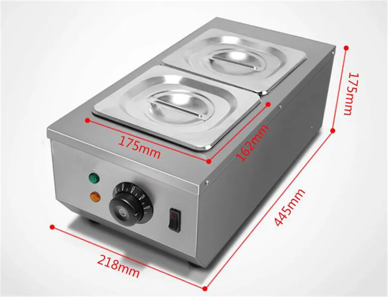 chocolate machine size