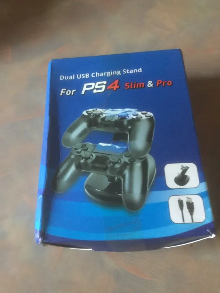 DUAL USB Charging LED Controller Chargers For Sony Play Stations 4 PS4 - FRRE SHIPPING !