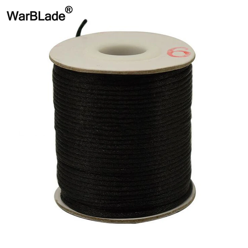 60m 1.5mm 2mm 2.5mm Cotton Cord Nylon Thread Cord Chinese Knot
