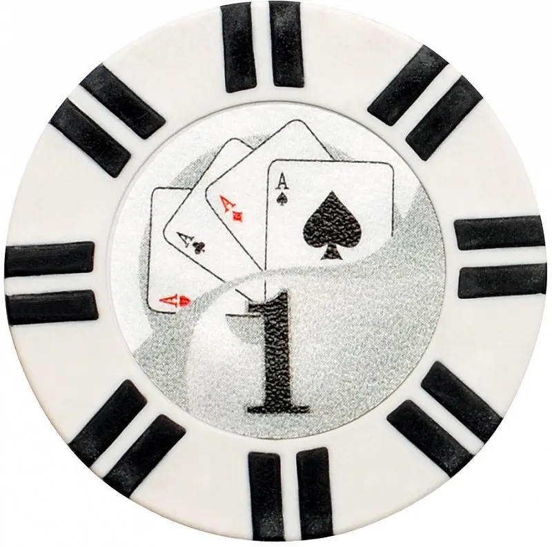 Покерный набор Royal Flush на 100/200/300/500/1000 фишек с номиналом/ комплект пластиковые кости карты фишки покер