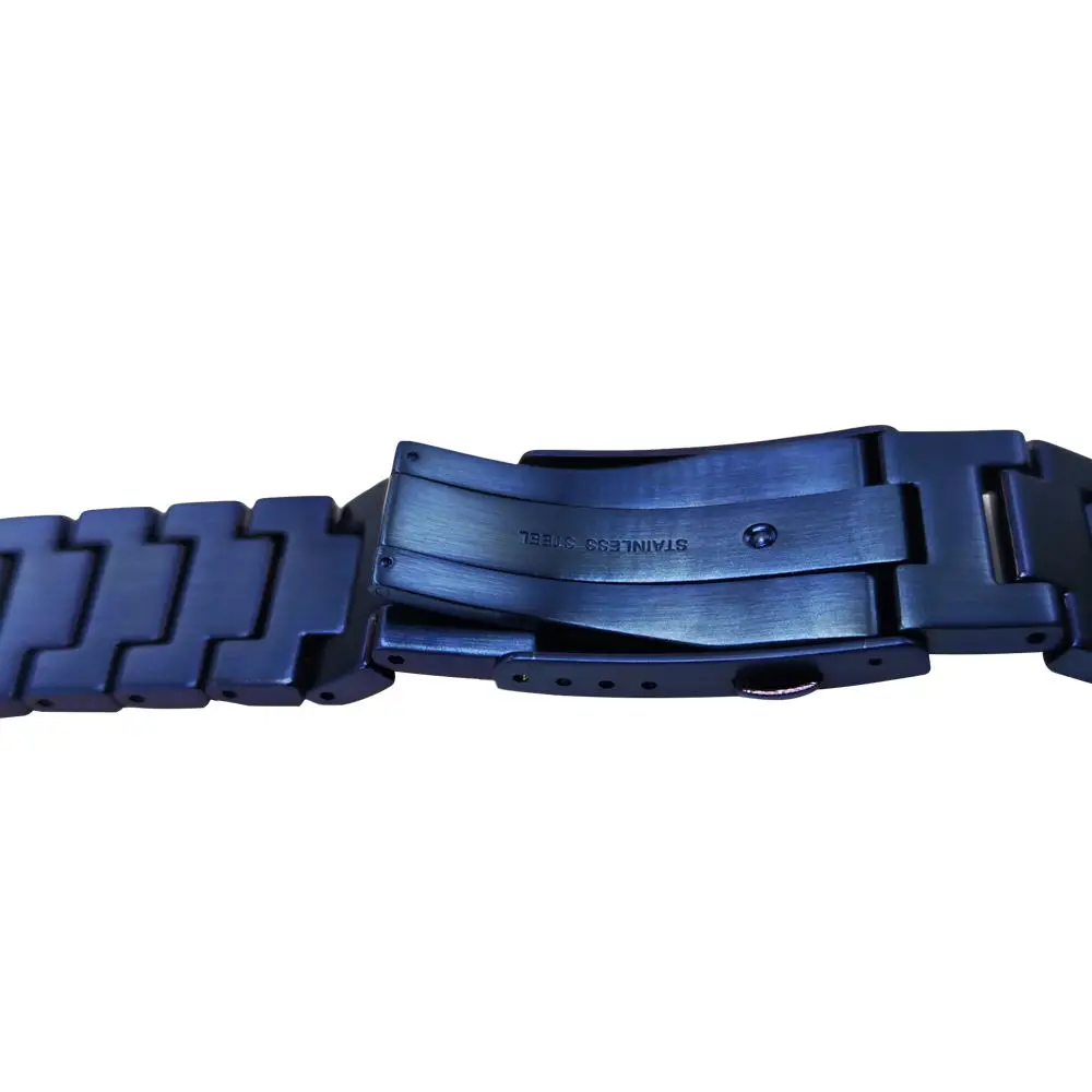 Синий набор часов DW5600/5610 ремешок для часов ободок/чехол Металл 316L нержавеющая сталь