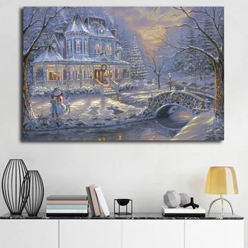 

Robert Finale Beautiful Love Christmas Blessings Posters and Prints Decorative Wall Art Pictures for Living Room Home Decoration